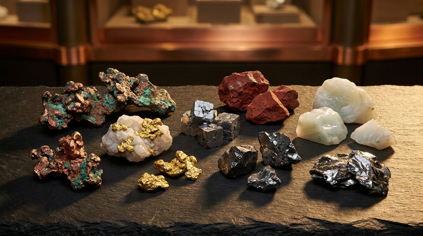Raw mineral specimens from GBX Resources concessions in Gilgit Baltistan